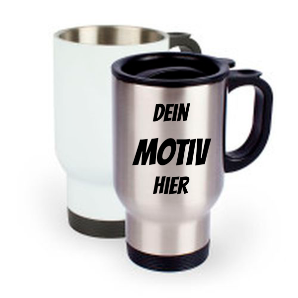 Edelstahl-Thermobecher - individuell bedruckt - Coffee2go